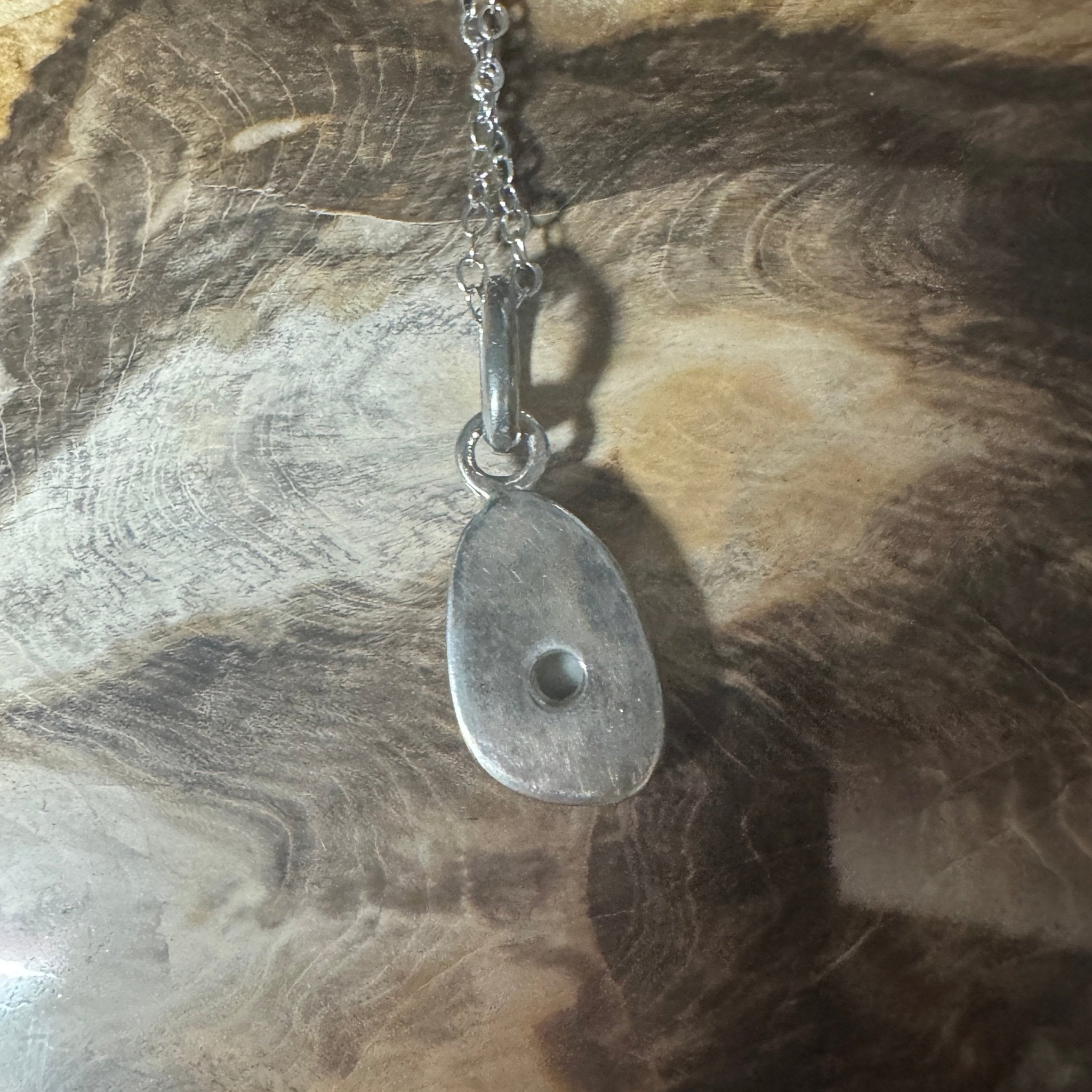 Narran Creek Shine ~ 1.5ct Lightning Ridge Opal 925 Silver Pendant