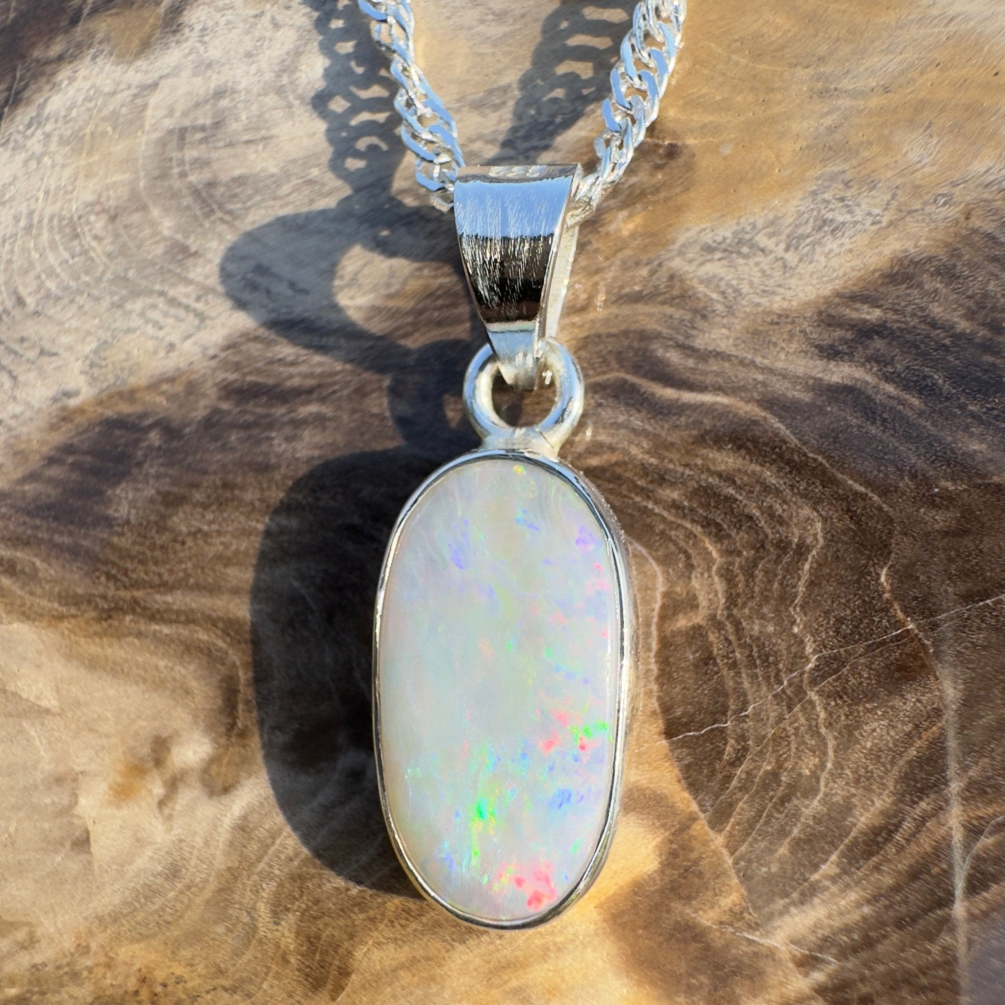 Ormiston Echo – 2.9ct Lightning Ridge Opal Pendant