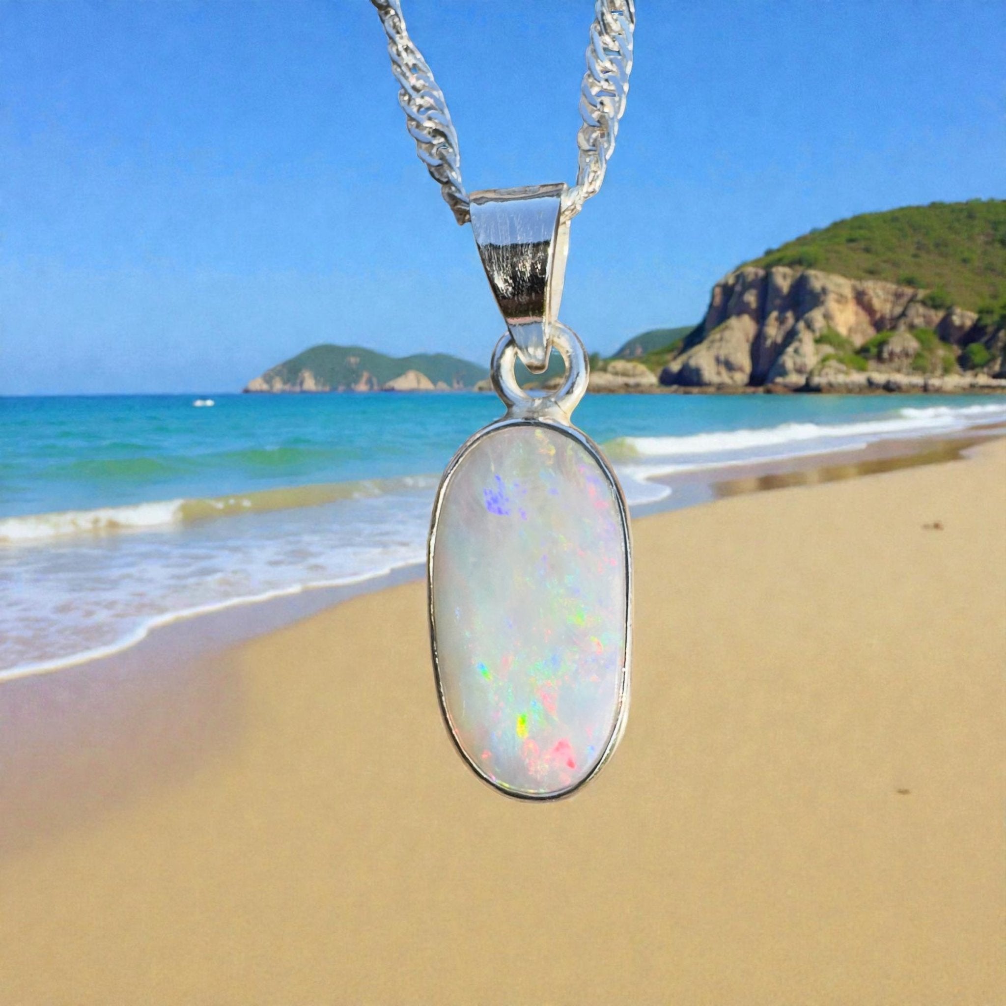 Ormiston Echo – 2.9ct Lightning Ridge Opal Pendant