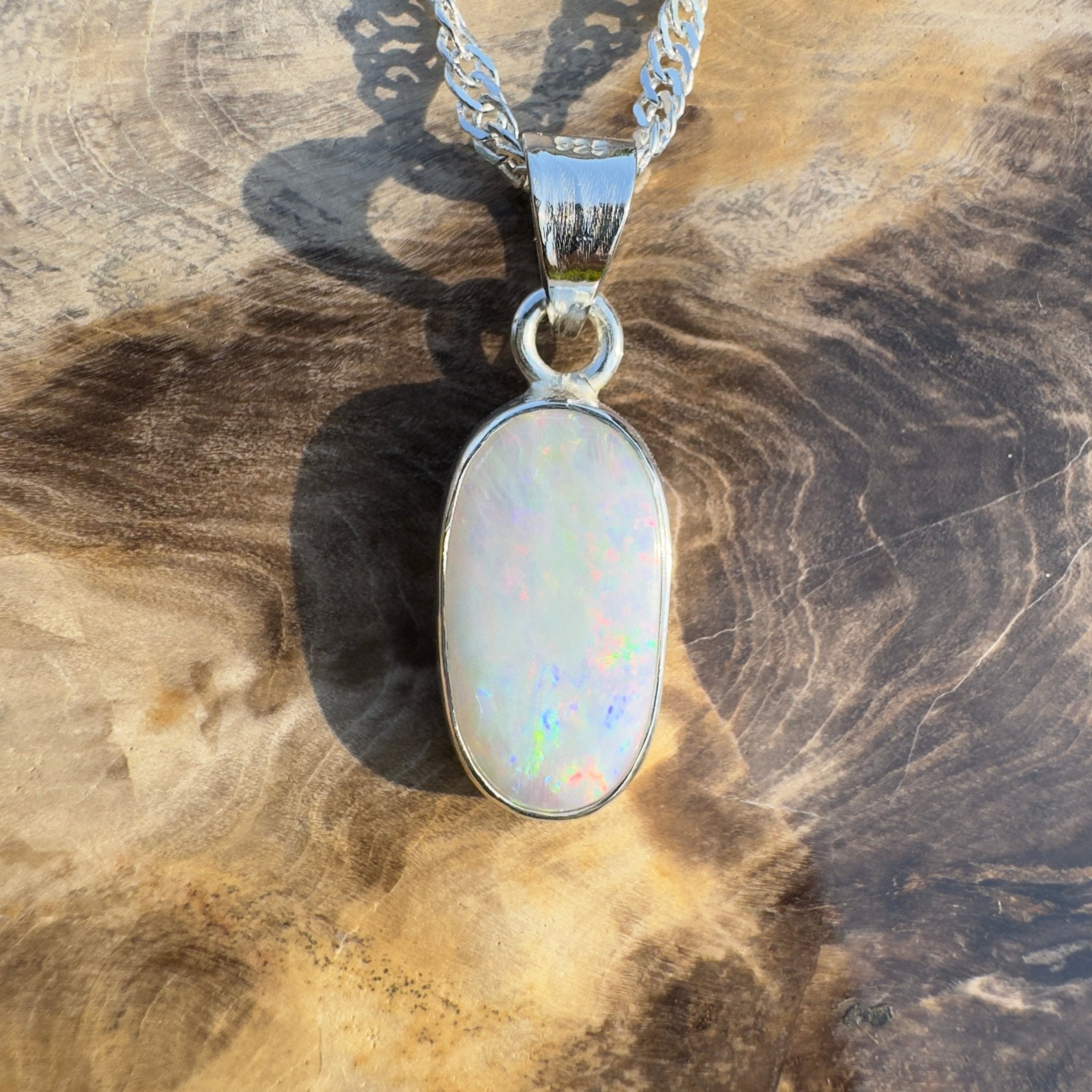Ormiston Echo – 2.9ct Lightning Ridge Opal Pendant