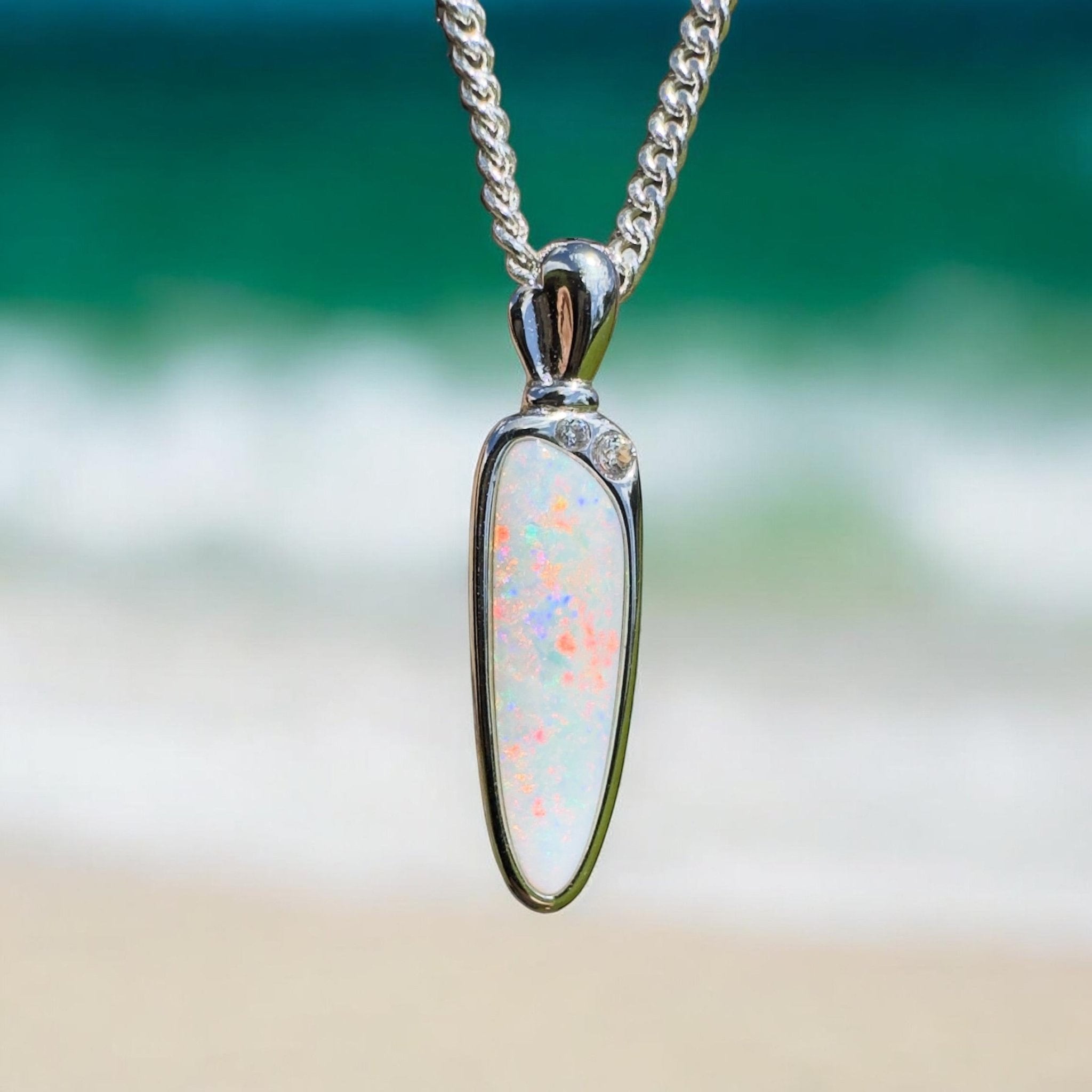 Pallinup Starlight – 2.3ct Coober Pedy Opal Pendant