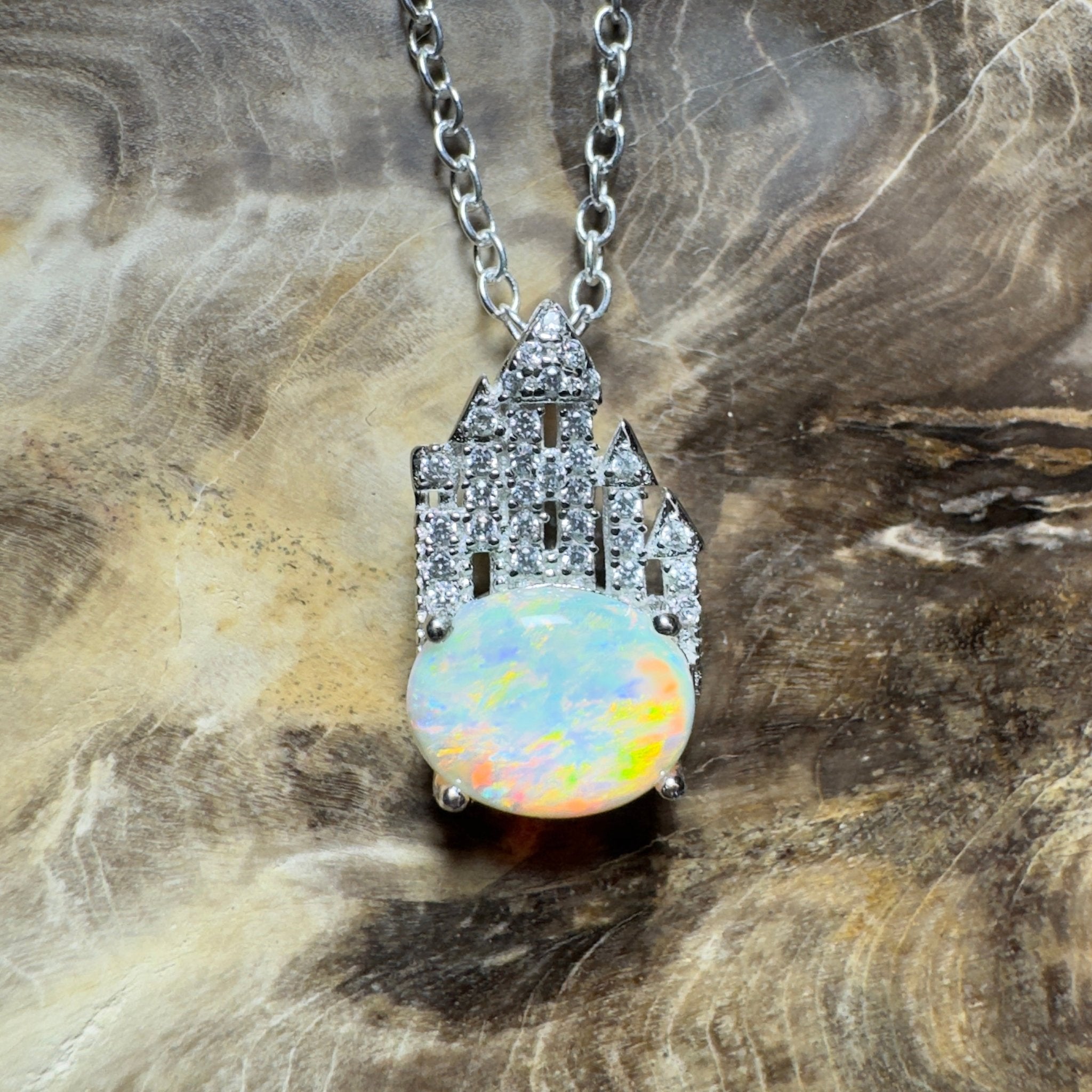 Pilbara Pulse ~ 1.4ct Lightning Ridge Opal 925 Silver Pendant