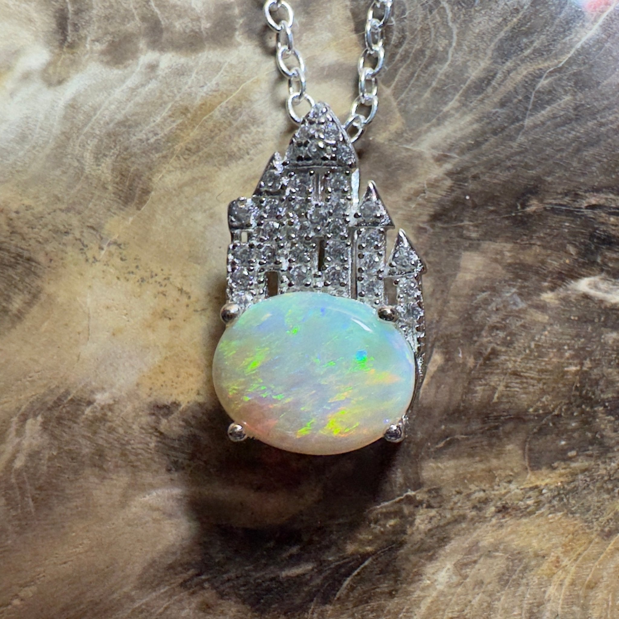 Pilbara Pulse ~ 1.4ct Lightning Ridge Opal 925 Silver Pendant