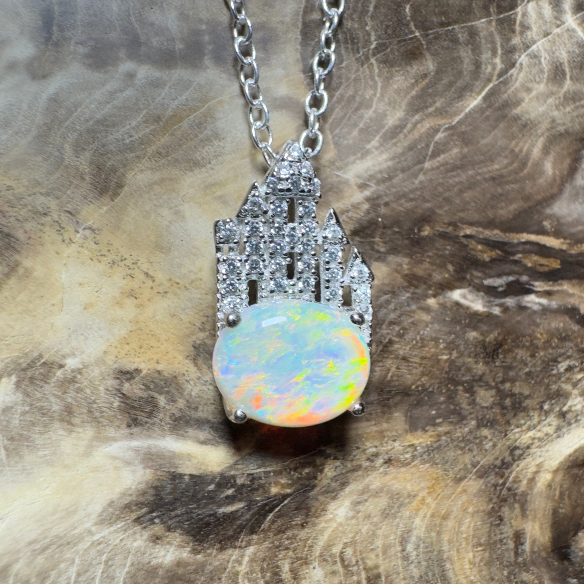 Pilbara Pulse ~ 1.4ct Lightning Ridge Opal 925 Silver Pendant