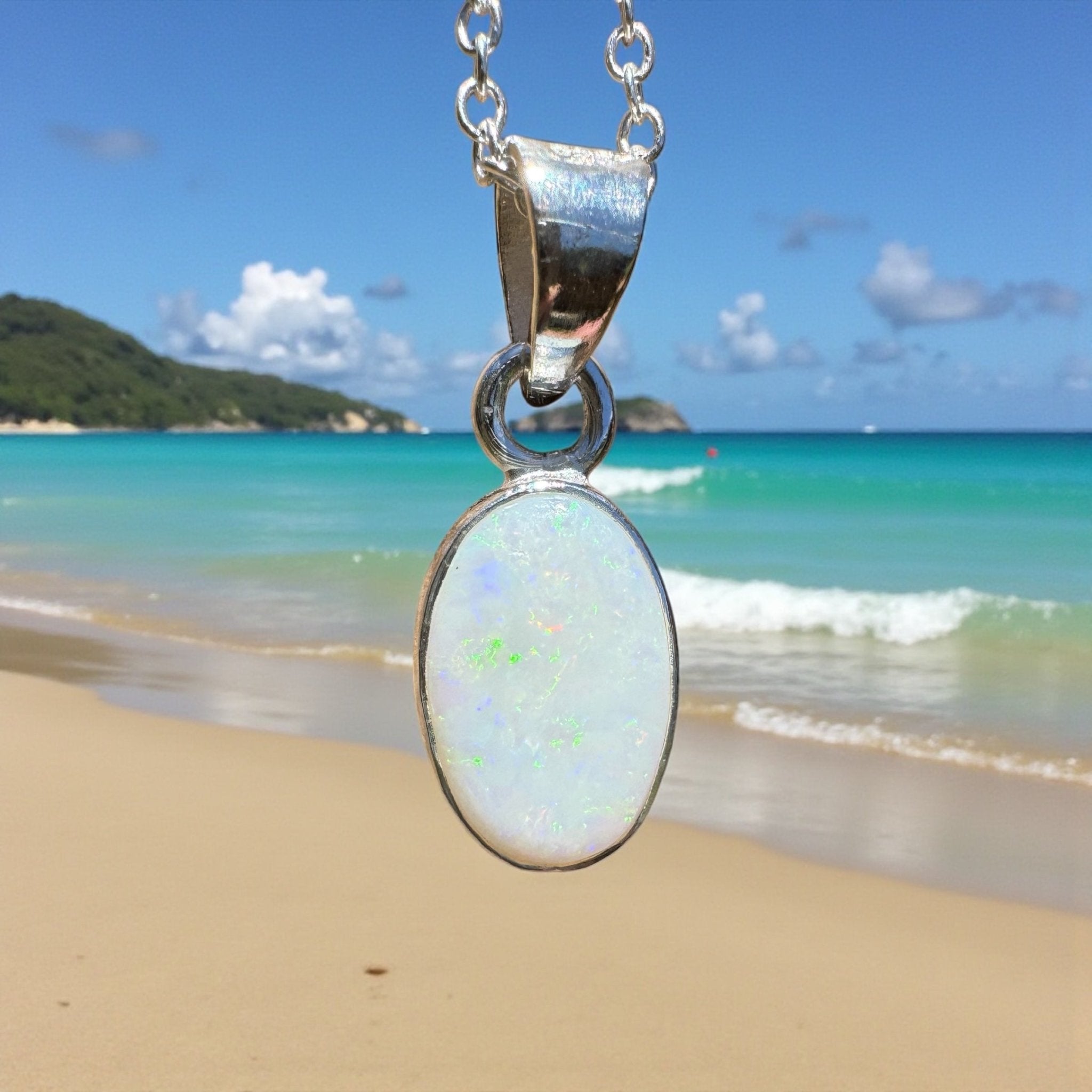 Portsea Horizonline – 2.4ct Coober Pedy Opal Pendant