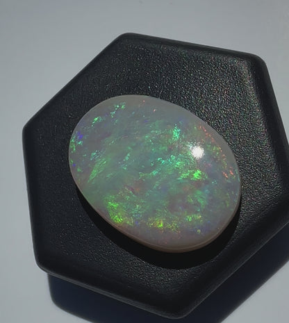 Lightning Ridge Semi Black Opal 4.7carat Solid Hand-Cut Luxury