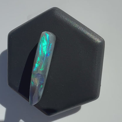 Lightning Ridge Semi Black Opal 2.8carat Solid Hand-Cut Luxury