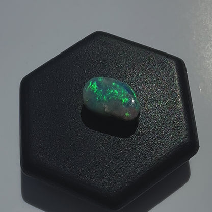 Lightning Ridge Semi Black Opal 1.1carat Solid Hand-Cut Luxury