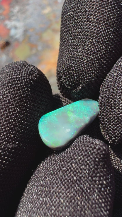 Lightning Ridge Semi Black Opal 1.9 carat Solid Hand-Cut Luxury