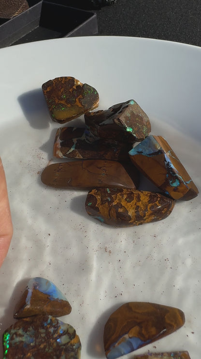 Winton Boulder Opal Hand-Cut Rub Parcel 572carats