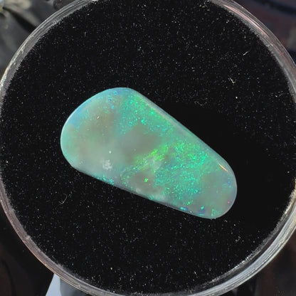 Lightning Ridge Semi Black Opal 1.9 carat Solid Hand-Cut Luxury