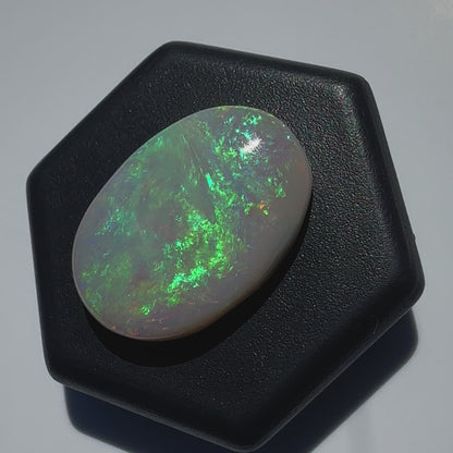 Lightning Ridge Semi Black Opal 4.7carat Solid Hand-Cut Luxury