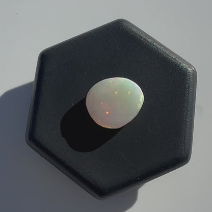 Lightning Ridge Opal Fire Stone Red 1.1 Carat Solid Hand-Cut Luxury