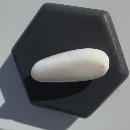 Lightning Ridge White Opal 3.6carat Solid Hand-Cut Luxury