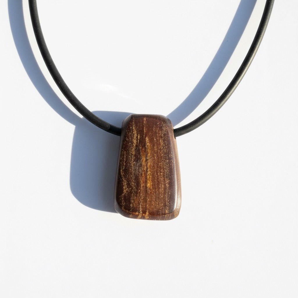 Solid Queensland Boulder Opal Pendant Necklace ~ 'Yeppoon Reefglow' | Solid Australian Opal